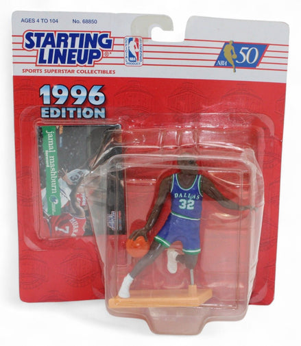 1996 Starting Lineup Jamal Mashburn action figure in packaging