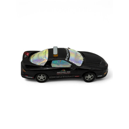 Rear view of the 1996 Pontiac Firebird Trans Am wooden model
