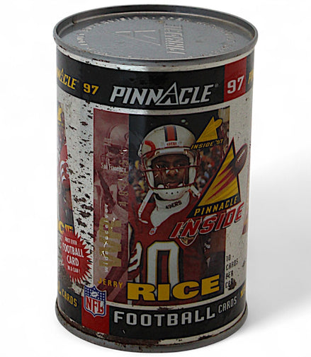 1997 Pinnacle Inside NFL Cards Can with Jerry Rice – 1997 footballPinnacleFootball Card1997 footballJerry RiceJerry Rice cards1