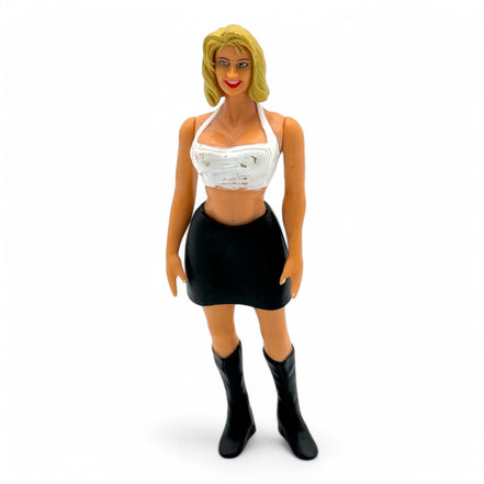 1997 Jakks WWF Sunny action figure with blonde hair and stylish outfit