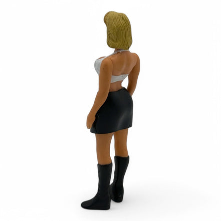 Back view of 1997 Jakks WWF Sunny action figure showing detailed design