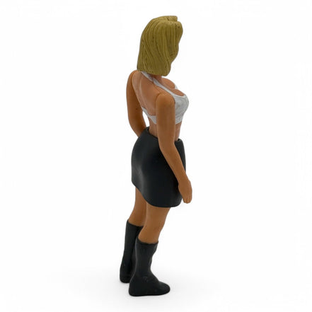 1997 Jakks WWF Sunny action figure with blonde hair and stylish outfit