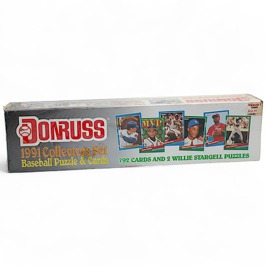 Donruss 1991 Collectors Set Baseball Puzzle & Cards 792 Cards & 2 Willie Stargell Puzzles Sealed Box