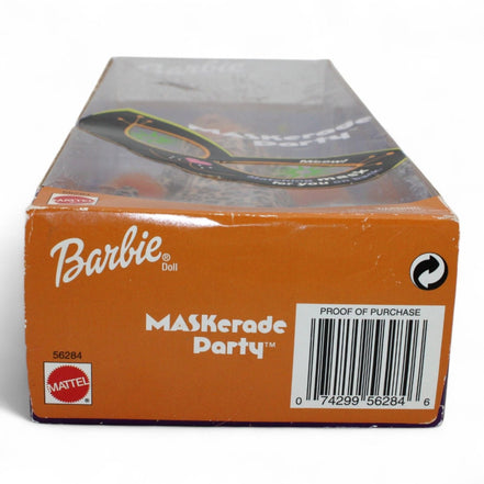 Front view of Barbie Maskerade Party doll in box