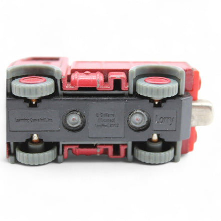 2002 Thomas Train die-cast red lorry truck with detachable load