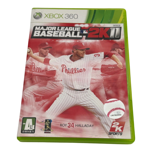 Major League Baseball 2K11 Xbox 360 Video Game Complete W/ Case & Manual