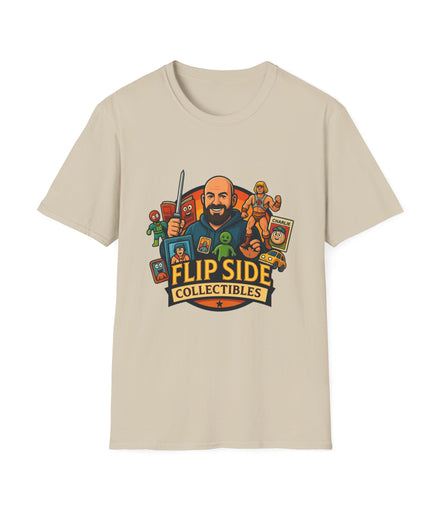 Flip Side Collectibles Unisex Softstyle T-Shirt | Graphic Tee, Casual Wear, Vintage Style, Gift for Collectors, Fun T-ShirtPrintifyT-ShirtSSandCottonCrew neckDTG3