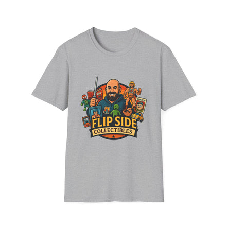 Flip Side Collectibles Unisex Softstyle T-Shirt | Graphic Tee, Casual Wear, Vintage Style, Gift for Collectors, Fun T-ShirtPrintifyT-ShirtXSSport GreyCottonCrew neckDTG4