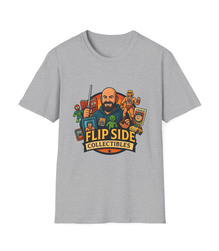 Flip Side Collectibles Unisex Softstyle T-Shirt | Graphic Tee, Casual Wear, Vintage Style, Gift for Collectors, Fun T-ShirtPrintifyT-ShirtXSSport GreyCottonCrew neckDTG4