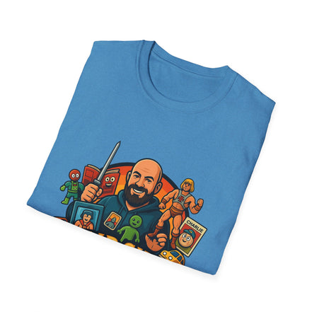 Flip Side Collectibles Unisex Softstyle T-Shirt | Graphic Tee, Casual Wear, Vintage Style, Gift for Collectors, Fun T-ShirtPrintifyT-ShirtSHeather CardinalCottonCrew neckDTG36