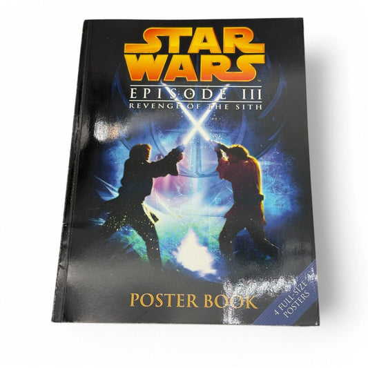 Star Wars Episode III Revenge Of The Sith Poster Book 2005 Kelloggs W/ 4 Full-Size Posters Inside