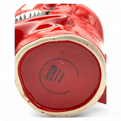 Bottom view of Carnage Marvel mug showing official Marvel branding and product details
