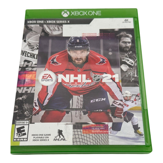 NHL 21 Xbox One Game Complete W/ Case & Manual EA Sports Hockey Action
