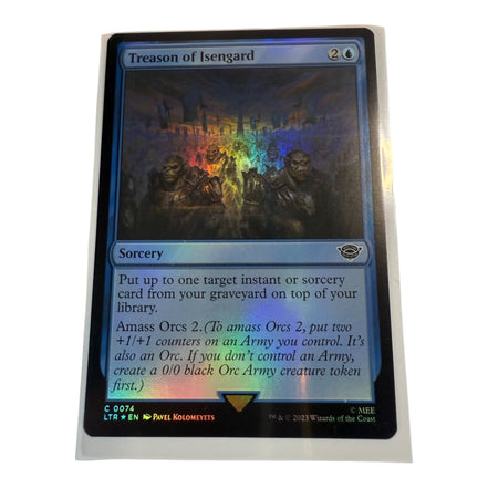 Magic: The Gathering "Treason Of Isengard" Sorcery Card