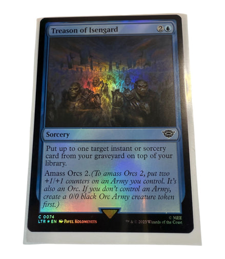 Magic: The Gathering "Treason Of Isengard" Sorcery Card