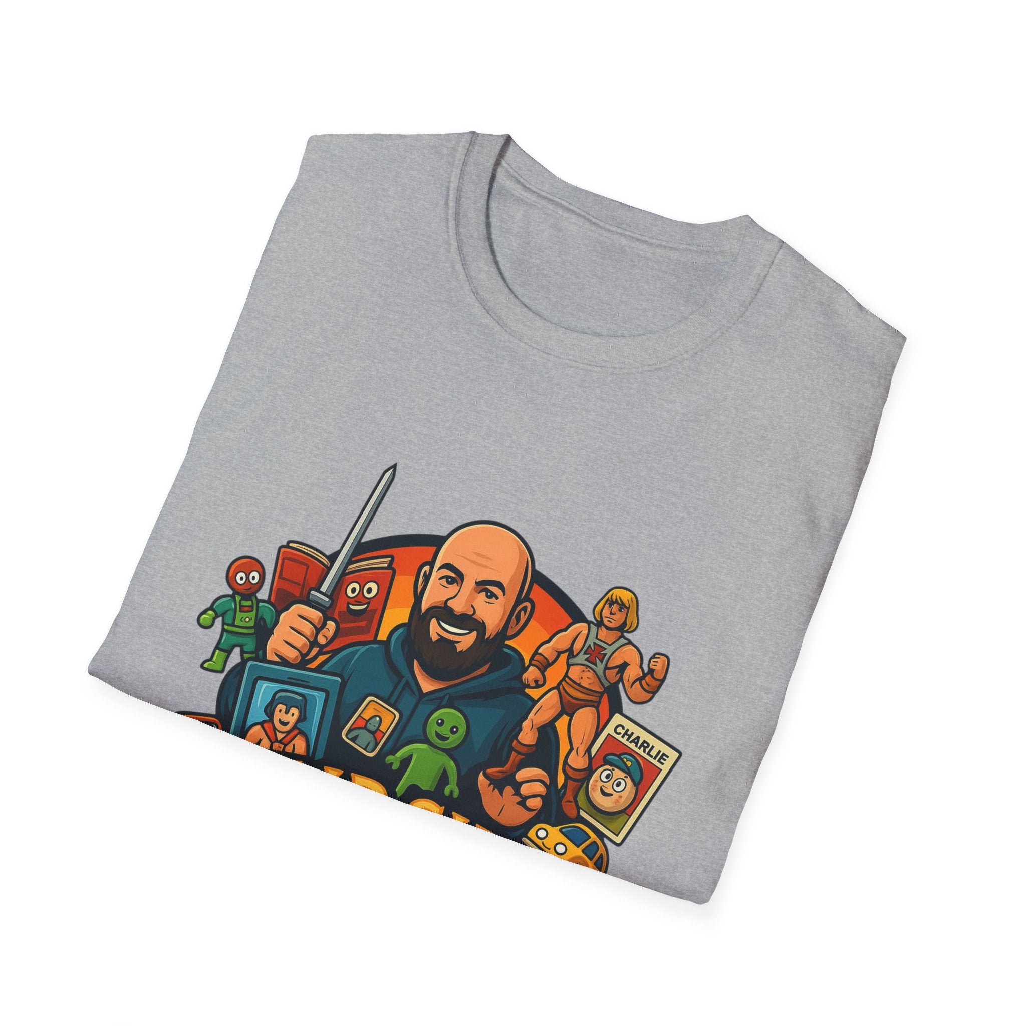 Flip Side Collectibles Unisex Softstyle T-Shirt | Graphic Tee, Casual Wear, Vintage Style, Gift for Collectors, Fun T-ShirtPrintifyT-ShirtSHeather CardinalCottonCrew neckDTG24