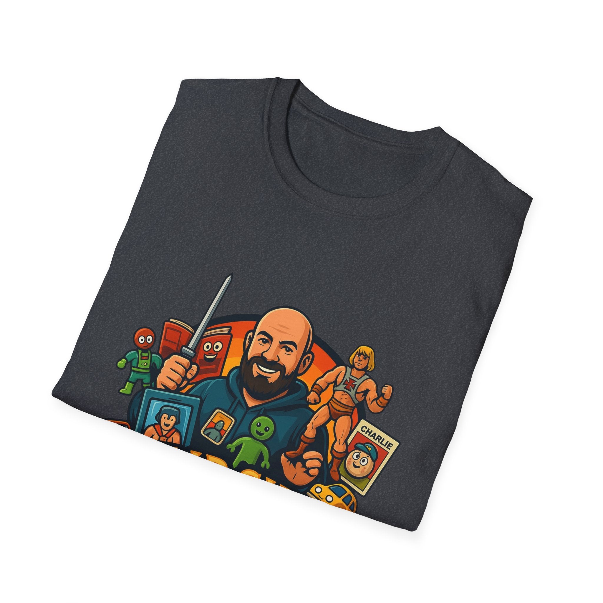 Flip Side Collectibles Unisex Softstyle T-Shirt | Graphic Tee, Casual Wear, Vintage Style, Gift for Collectors, Fun T-ShirtPrintifyT-ShirtSHeather CardinalCottonCrew neckDTG39