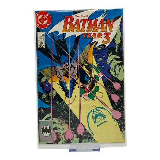 Batman Year 3 Part 3 Comic Book DC Issue #438 Vintage Collectible