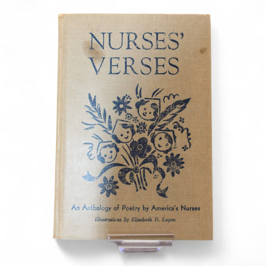 Nurses Verses Poetry Anthology 1943 Harbinger House Vintage Hardcover