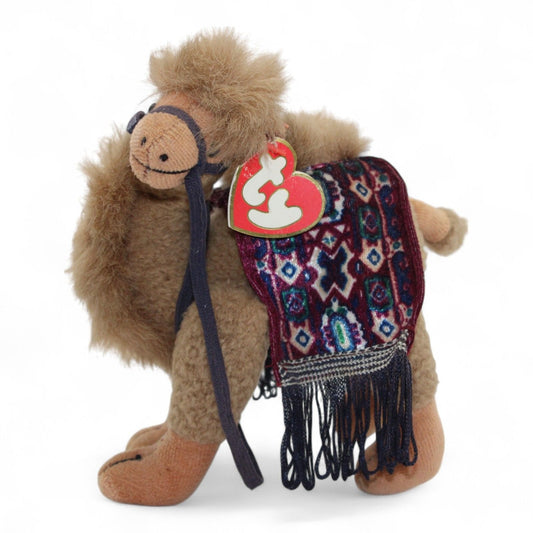 TY Attic Treasures "Lawrence" The Camel 1993 Vintage Plush Collectible Toy With Saddle Rare Retired