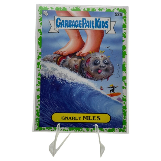 Garbage Pail Kids Gnarly Niles 52b 2021 Go On Vacation Near Mint Topps Trading Card