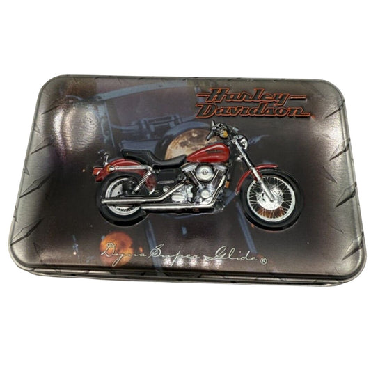 Harley-Davidson Dyna Super Glide Limited Edition Collector Tin With Sealed Playing Cards