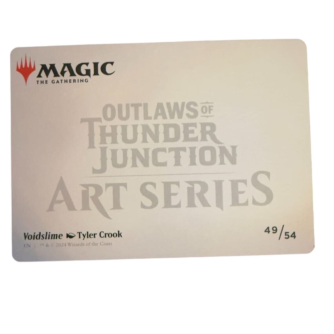 Magic The Gathering Art Card Voidslime Outlaws Of Thunder Junction By Tyler Crook 49/54