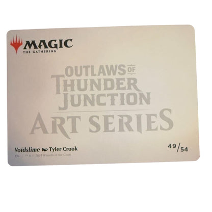 Magic The Gathering Art Card Voidslime Outlaws Of Thunder Junction By Tyler Crook 49/54