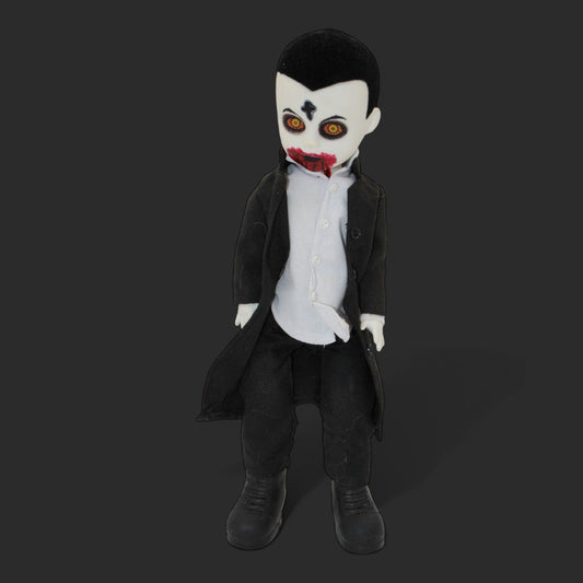 Mezco Living Dead Dolls Haemon Vampire Series 19 2005 Gothic Horror Collectible Black & White Outfit 10-Inch Toy Figure
