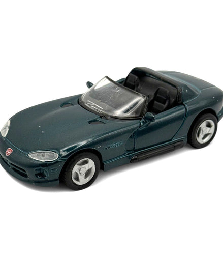 Dodge Viper RT/10 Die-Cast Model Car Dark Green 1:43 Scale Collectible Toy Car With Opening Doors & Detailed Interior