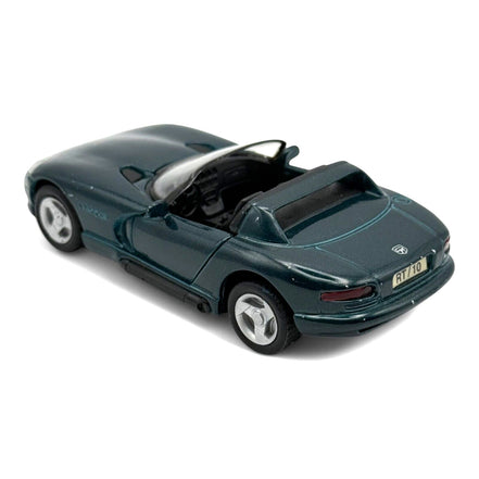 Dodge Viper RT/10 Die-Cast Model Car Dark Green 1:43 Scale Collectible Toy Car With Opening Doors & Detailed Interior