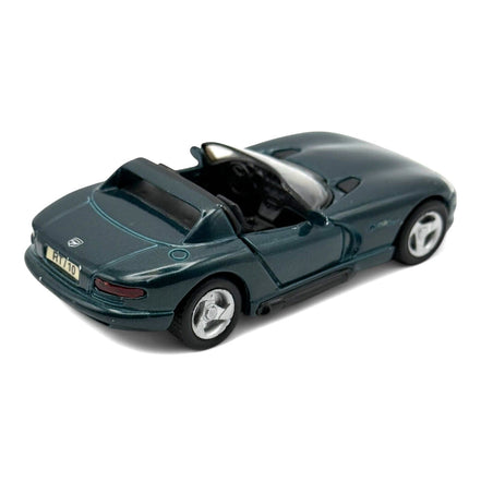 Dodge Viper RT/10 Die-Cast Model Car Dark Green 1:43 Scale Collectible Toy Car With Opening Doors & Detailed Interior