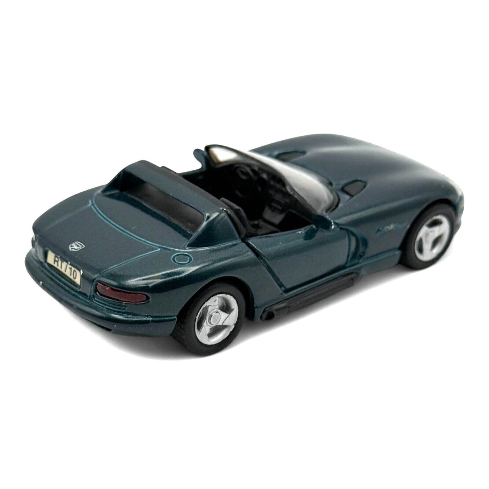 Dodge Viper RT/10 Die-Cast Model Car Dark Green 1:43 Scale Collectible Toy Car With Opening Doors & Detailed Interior