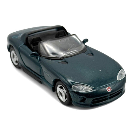 Dodge Viper RT/10 Die-Cast Model Car Dark Green 1:43 Scale Collectible Toy Car With Opening Doors & Detailed Interior
