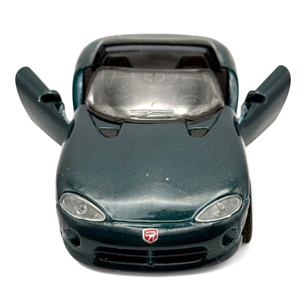 Dodge Viper RT/10 Die-Cast Model Car Dark Green 1:43 Scale Collectible Toy Car With Opening Doors & Detailed Interior