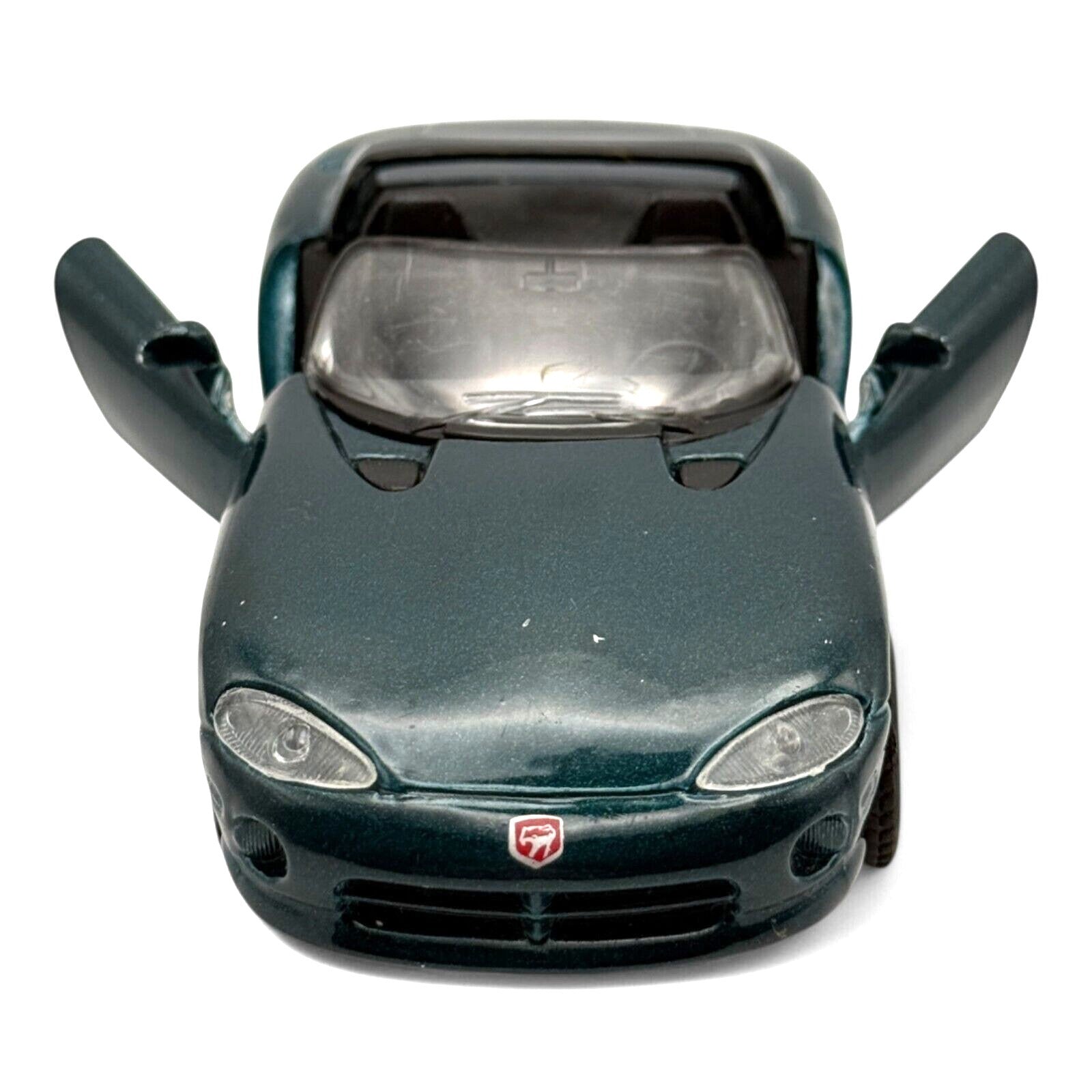 Dodge Viper RT/10 Die-Cast Model Car Dark Green 1:43 Scale Collectible Toy Car With Opening Doors & Detailed Interior