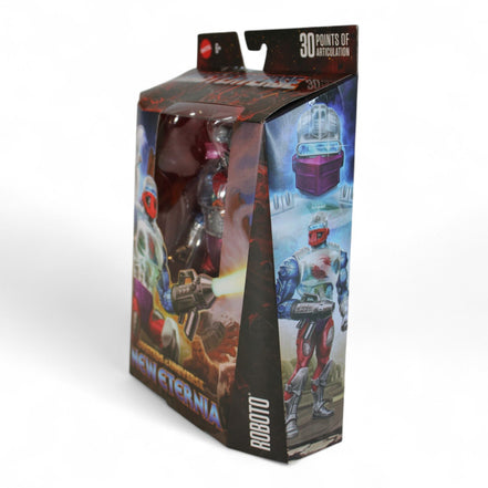 Side view of New Eternia Roboto packaging
