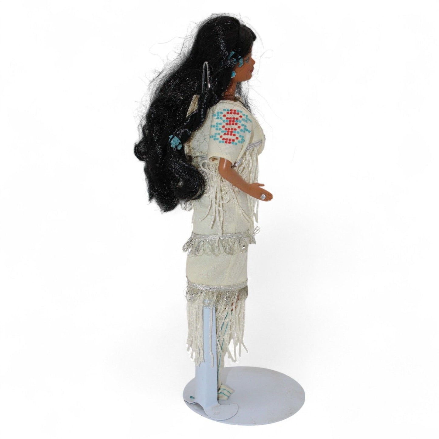 Native American Barbie Dolls Of The World Special Edition 1992 With Beaded Outfit & Accessories