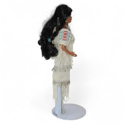 Native American Barbie Dolls Of The World Special Edition 1992 With Beaded Outfit & Accessories