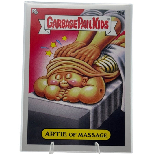 Garbage Pail Kids 2023 Go On Vacation Card 19a Artie Of Massage Topps Collectible Trading Card