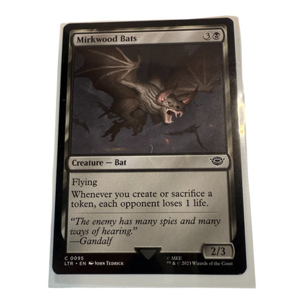 Magic The Gathering Mirkwood Bats Card 2023 Edition