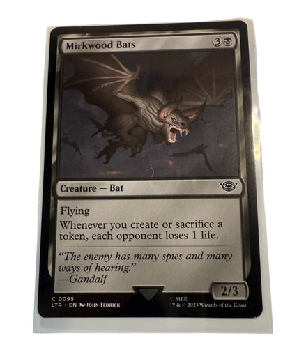 Magic The Gathering Mirkwood Bats Card 2023 Edition