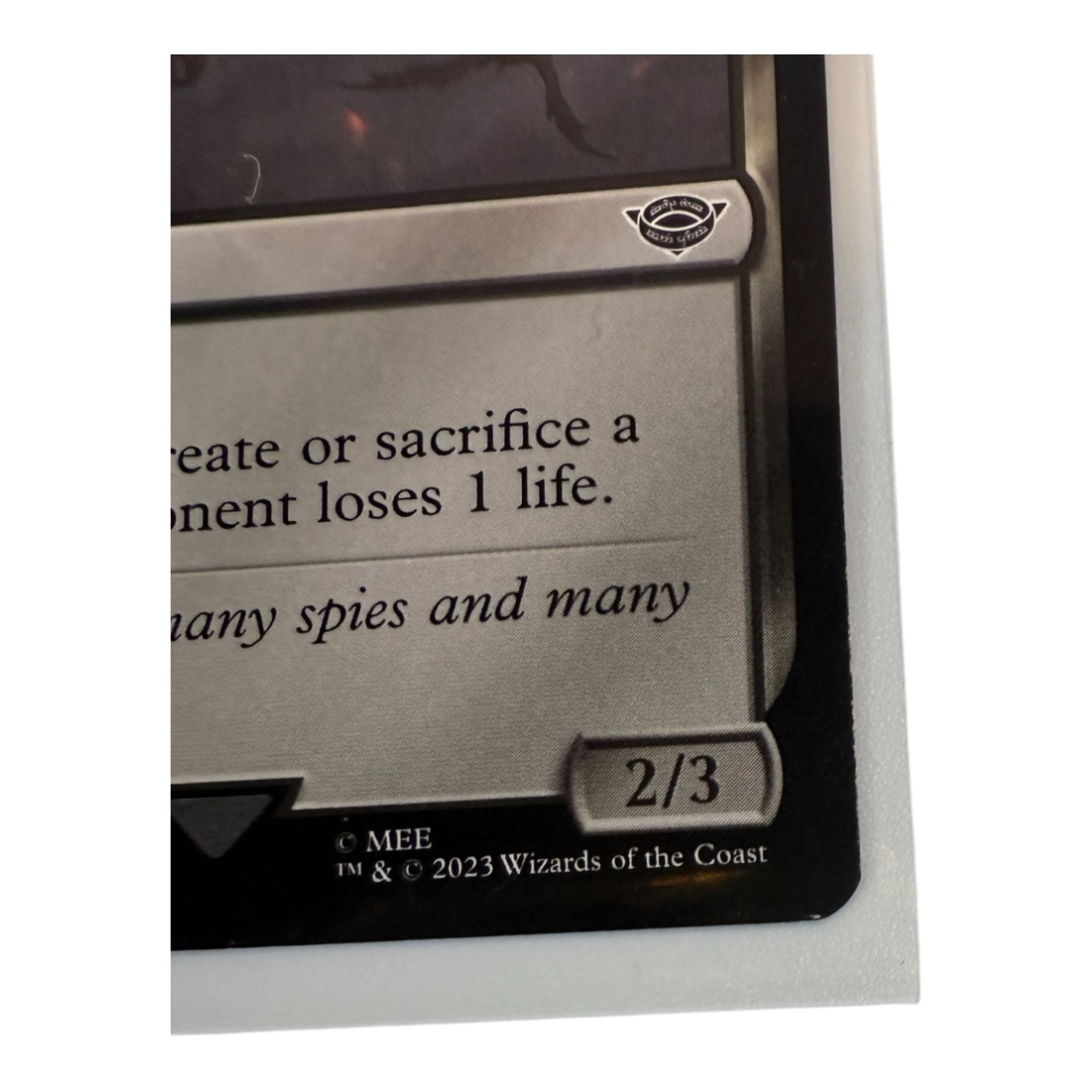 Magic The Gathering Mirkwood Bats Card 2023 Edition