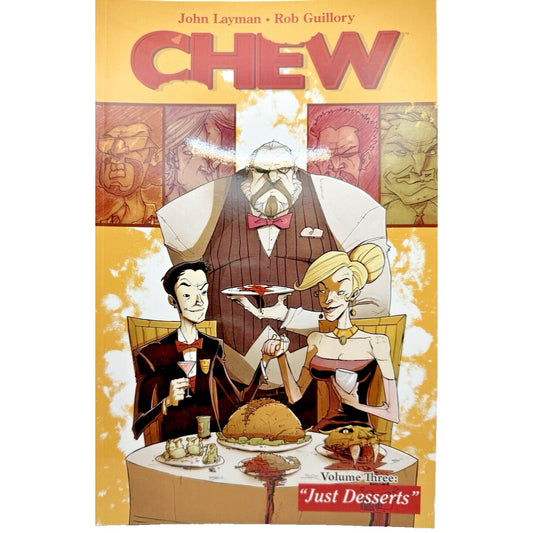Chew Volume 3 Just Desserts Signed By John Layman Image Comics Paperback
