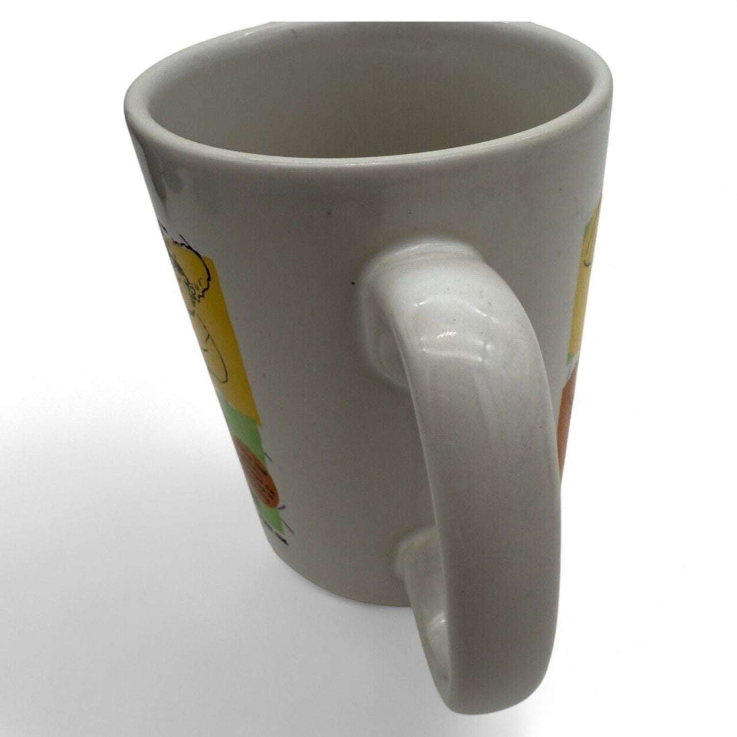 Hallmark Shoebox Coffee Mug Cartoon Comic Humor Vintage Ceramic Gift White