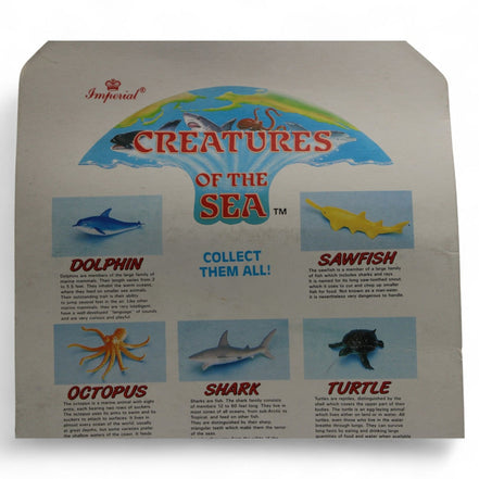 Imperial Creatures Of The Sea Collectible Toy Set With Shark Stingray & Sawfish