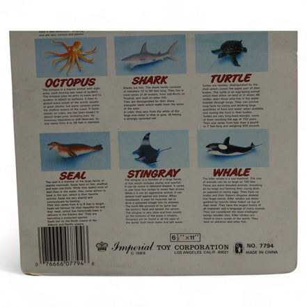 Imperial Creatures Of The Sea Collectible Toy Set With Shark Stingray & Sawfish