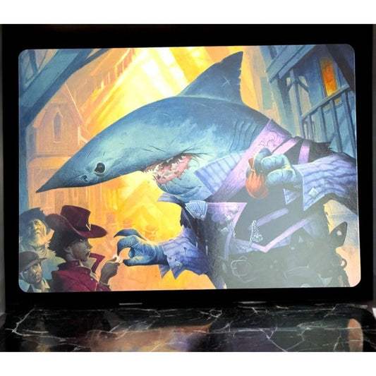 MTG Art Series Outlaws Of Thunder Junction Loan Shark #6/54 By Wayne Reynolds