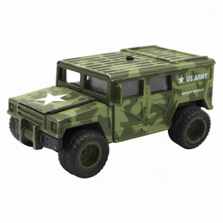 US Army Green Camouflage Diecast Toy Truck 4x4 Military Vehicle