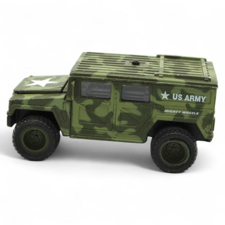 US Army Green Camouflage Diecast Toy Truck 4x4 Military Vehicle